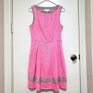Jessica Simpson fit and flare lace dress